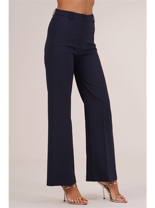 Pantalone in cady elastico GM by Gai Mattiolo | GM4135BLU